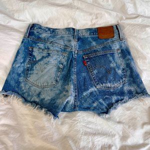 Tie Dye Jean Shorts